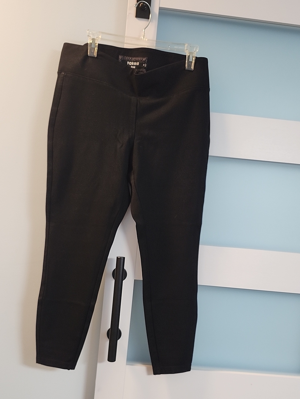 torrid Black High-Rise Ponte Leggings - Sleek Slim Fit